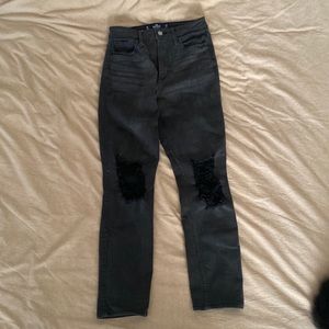 Hollister ripped jeans size 3